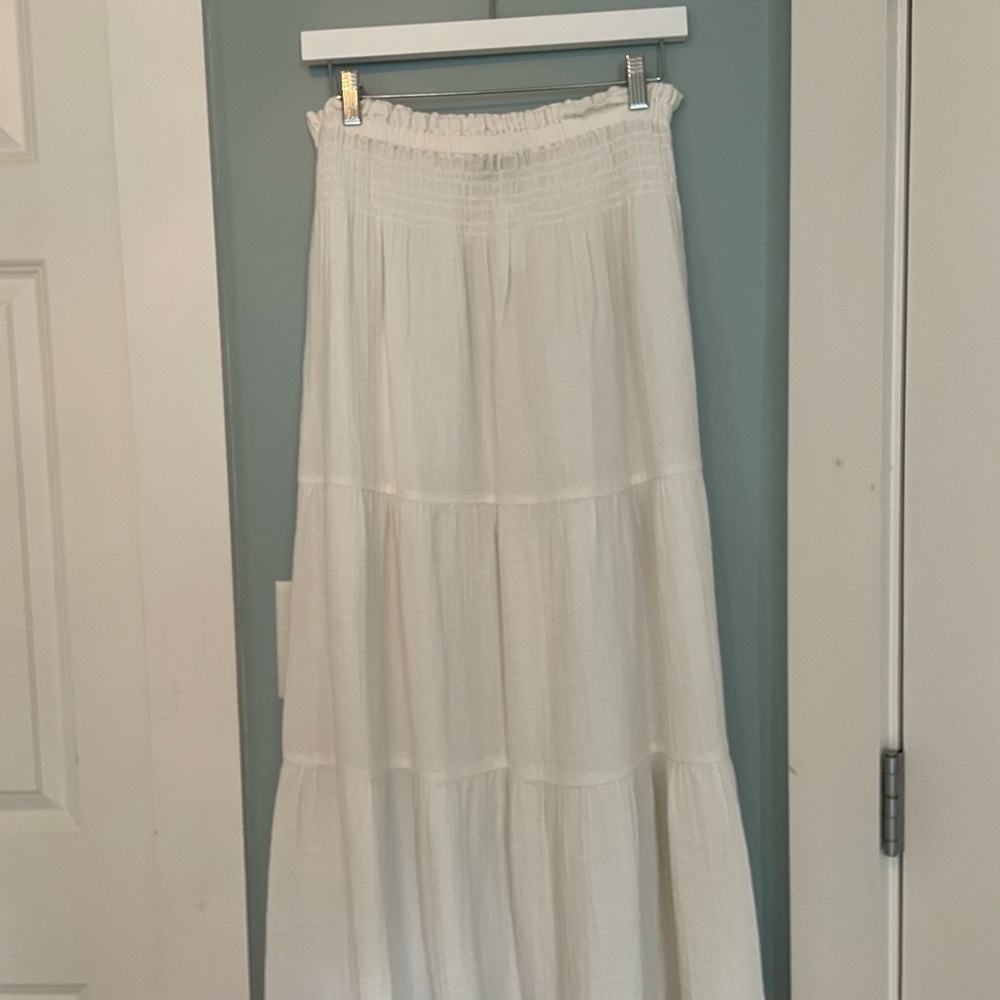 GAP White Maxi Skirt